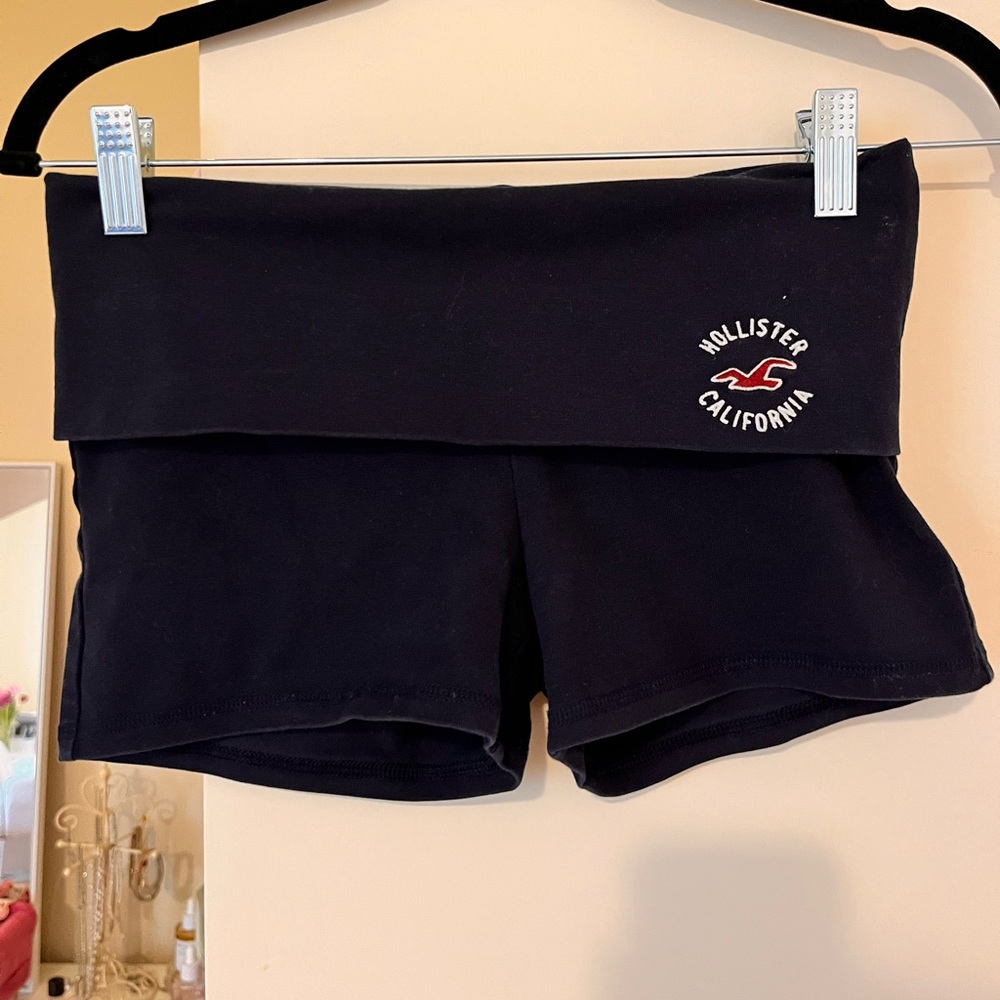 Vintage hollister fold over shorts